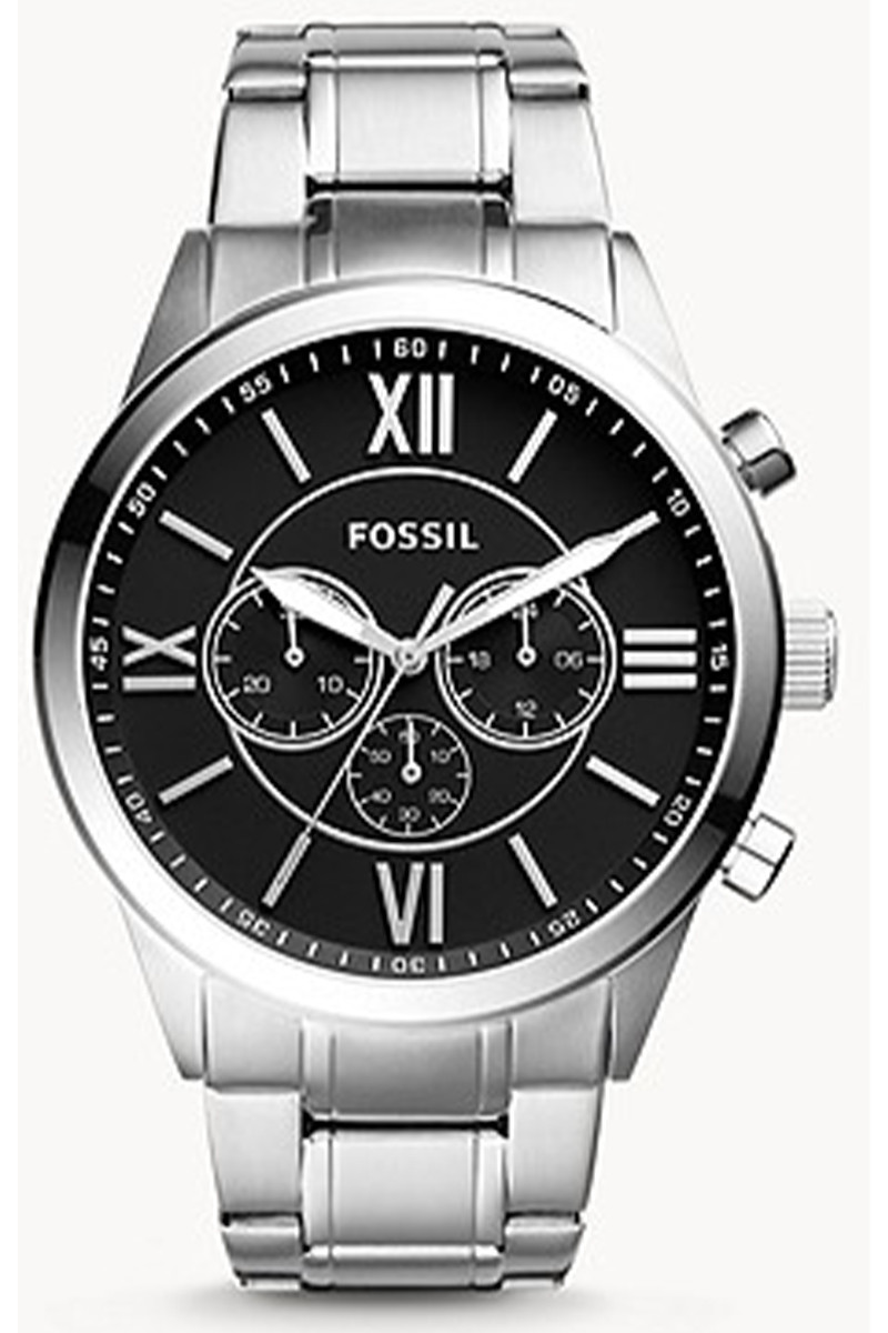 Fossil BQ1125: Elegantni Flynn hronograf sa čeličnom narukvicom