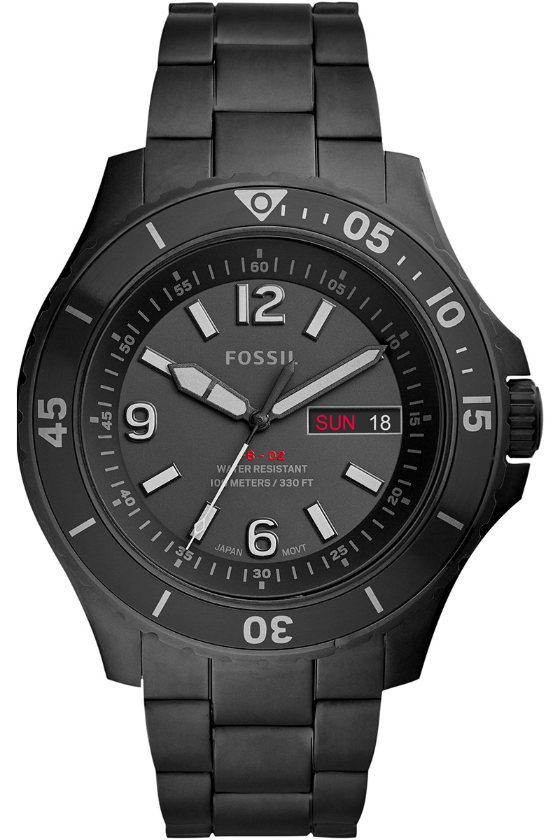 Fossil FS5688: Elegantni crni FB-02 sat