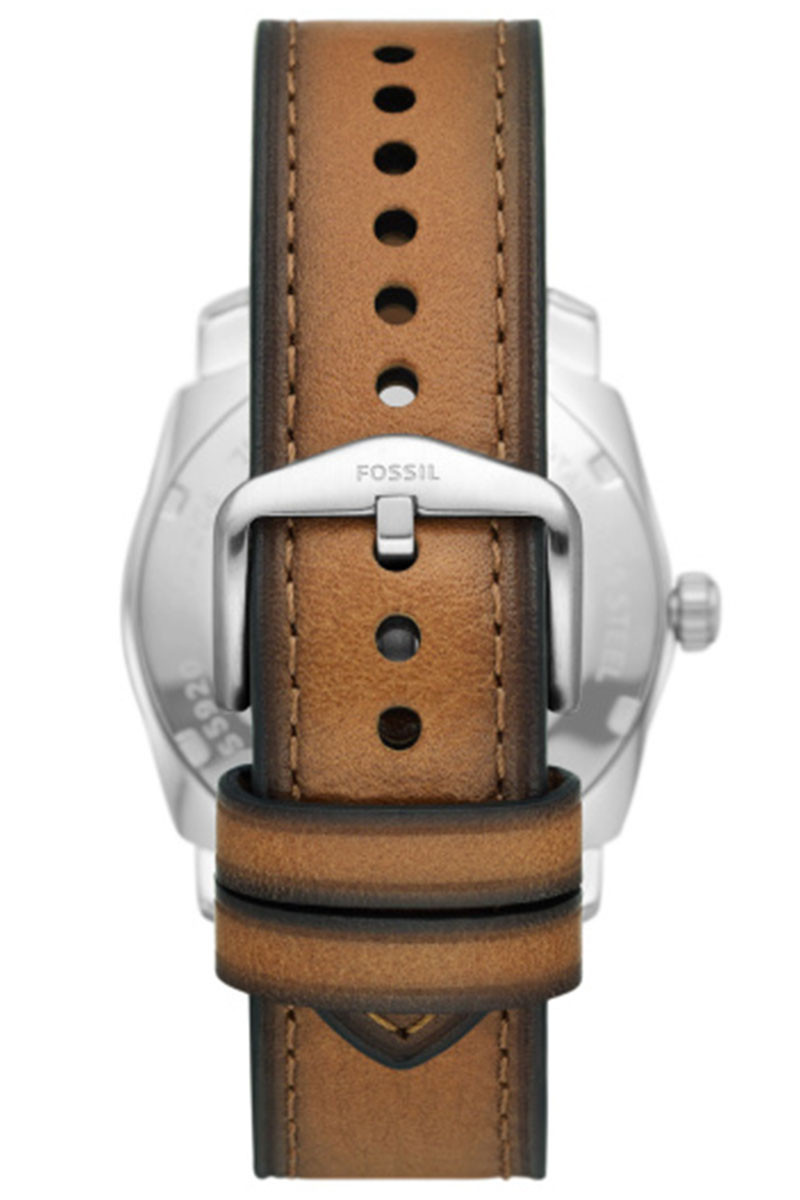 Fossil FS5920: Machine kolekcija sa plavim brojčanikom i kožnom narukvicom - Слика 3