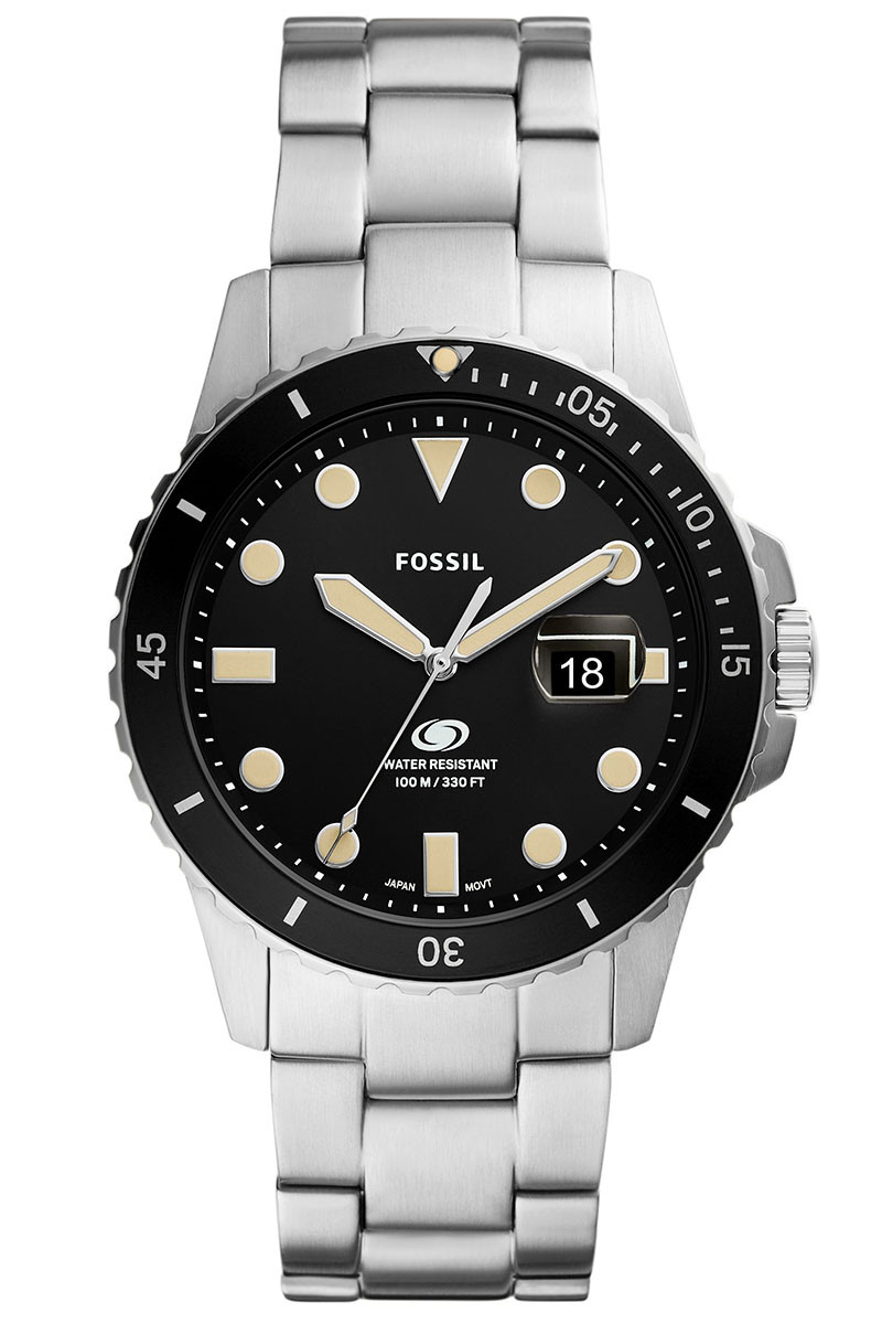 Fossil FS5952: Elegantni sat sa crnim brojčanikom i čeličnom narukvicom
