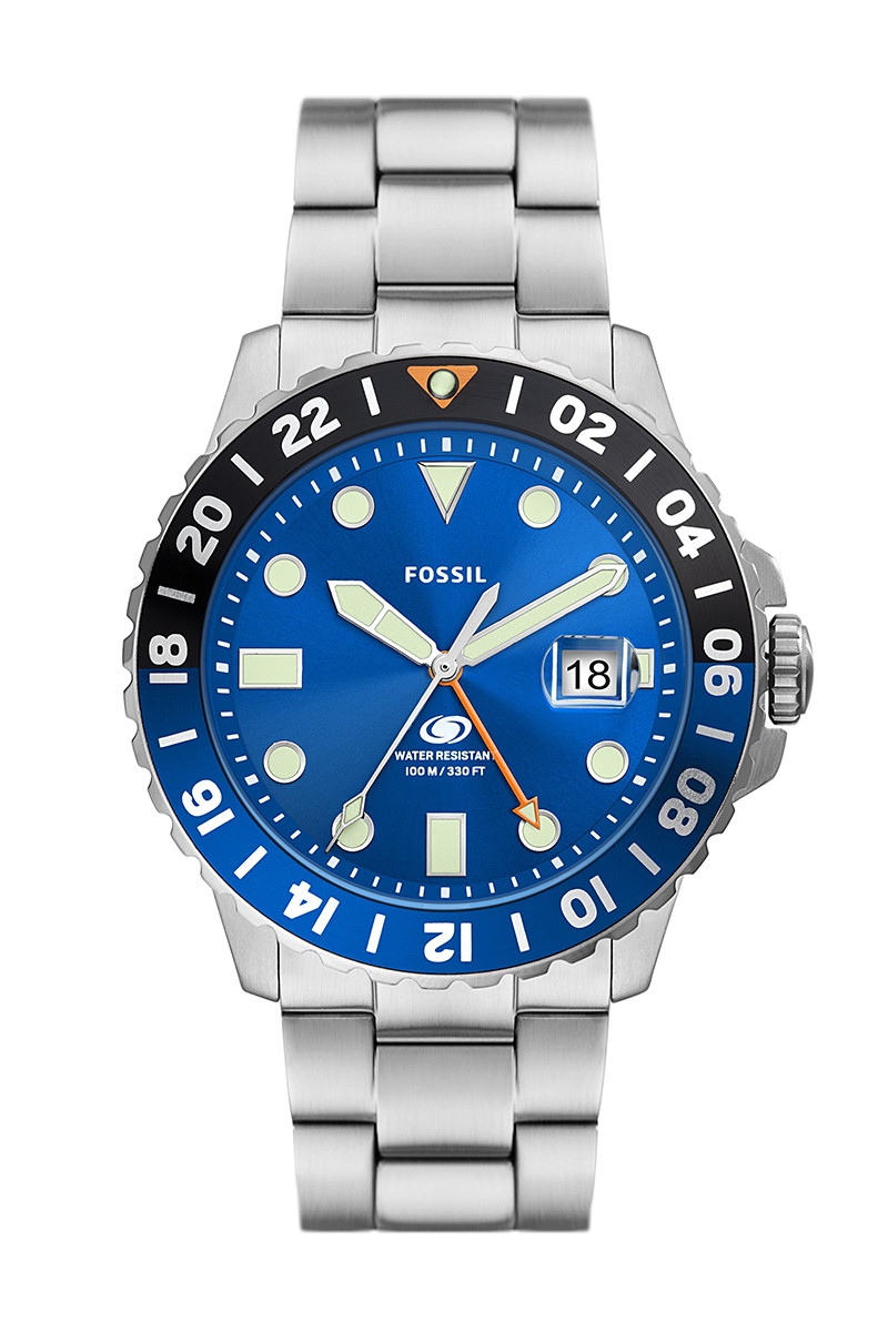 Fossil FS5991: Muški ručni sat sa plavim brojčanikom i GMT funkcijom