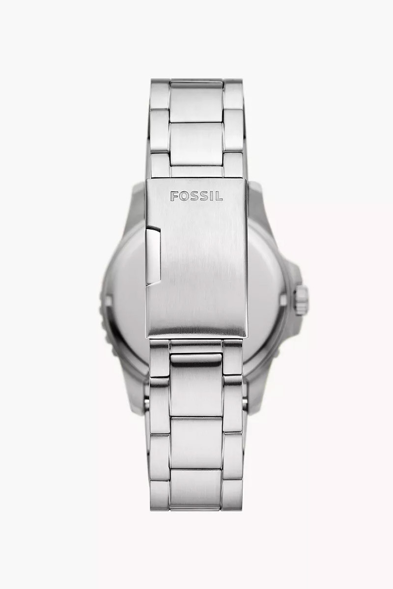 Fossil FS6033: Muški sat sa zelenim brojčanikom i narukvicom od nerđajućeg čelika - Слика 4