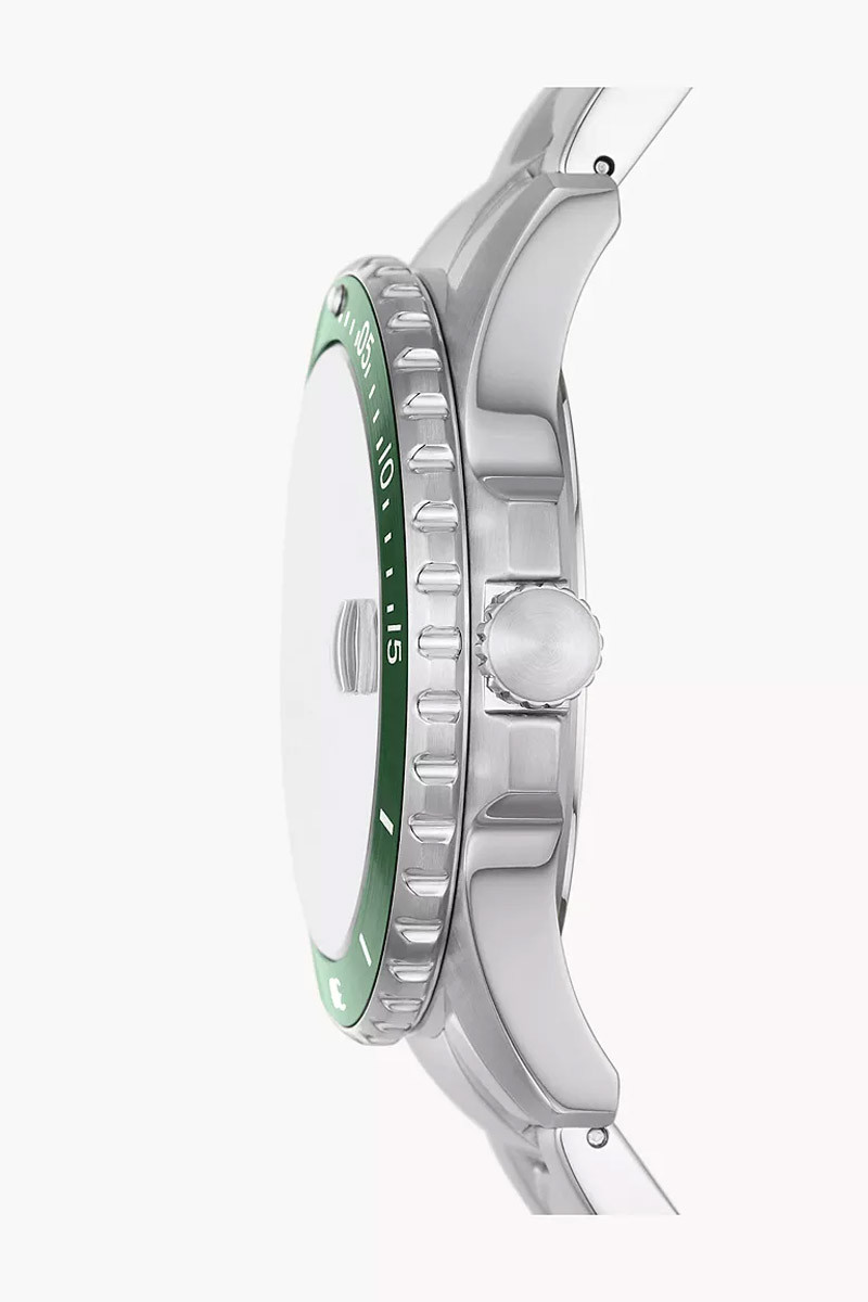 Fossil FS6033: Muški sat sa zelenim brojčanikom i narukvicom od nerđajućeg čelika - Слика 3